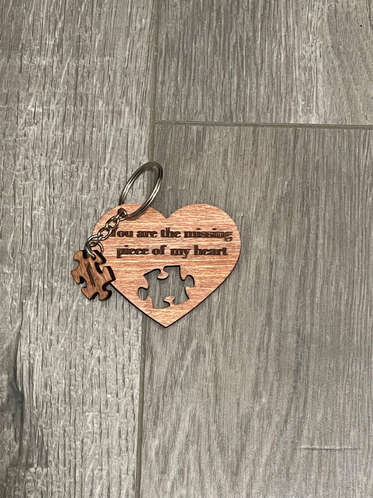 A Piece of My Heart Keychain