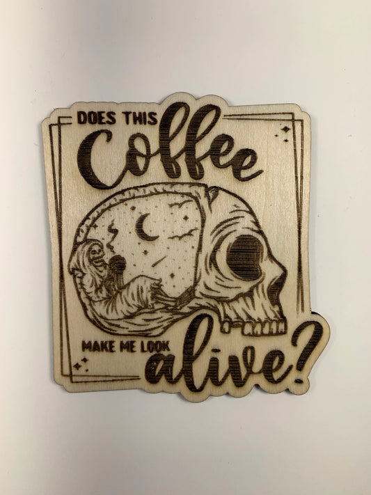 Skull Coffee Coaster