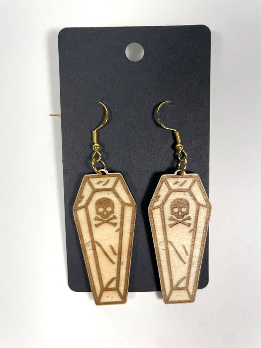 Coffin Earrings