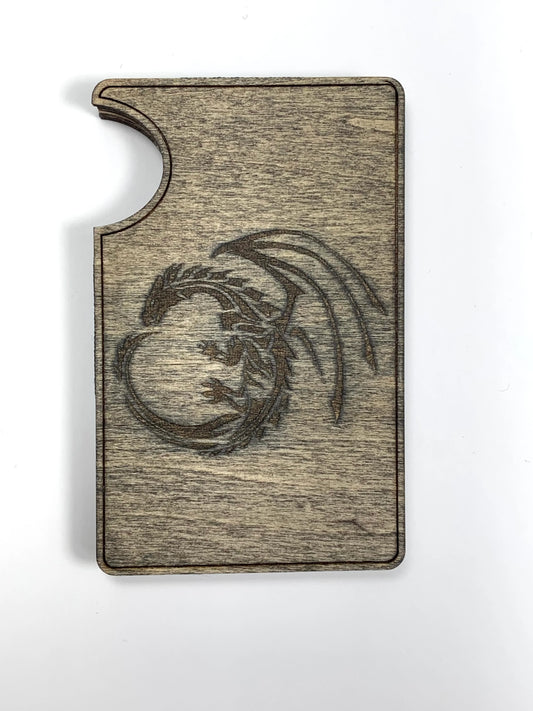 Wallet with Tribal Dragon