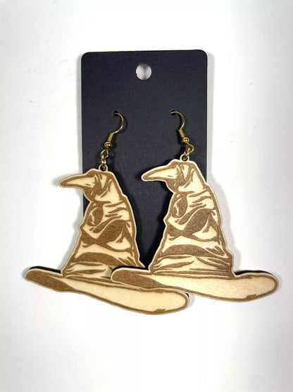 Witch Hat Earrings