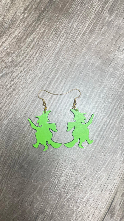 Witch Silhouette Earrings