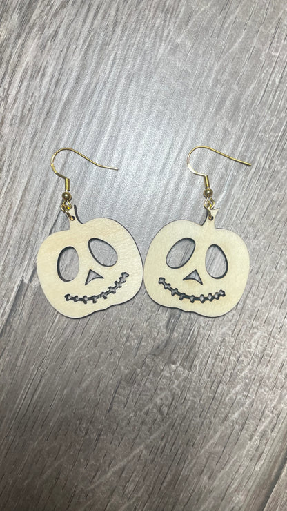 Jack o Lantern Earrings