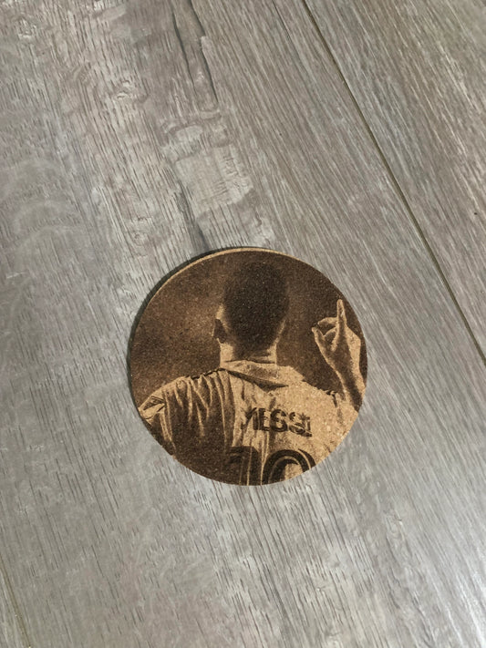 Messi Cork Coaster