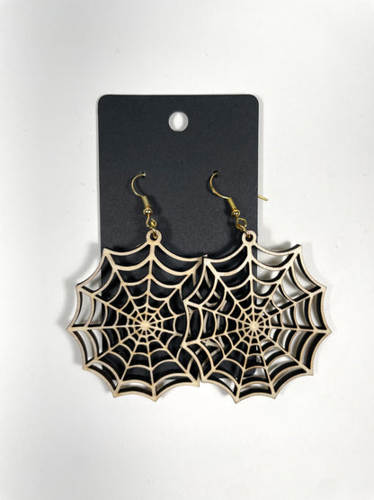 Spider Web Earrings