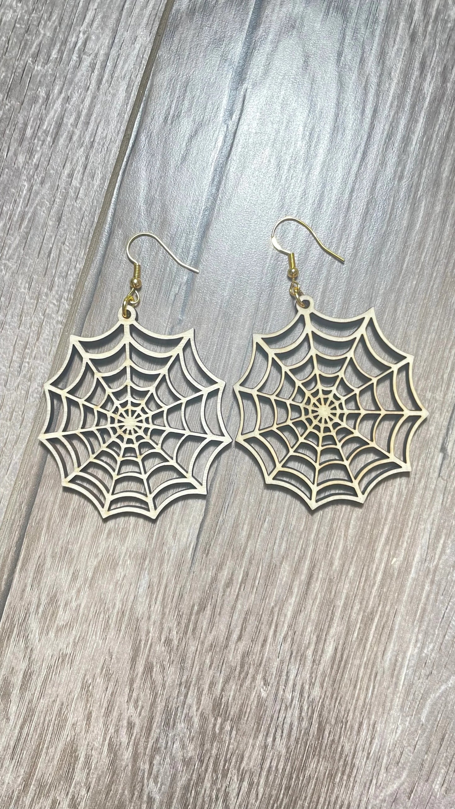 Spider Web Earrings