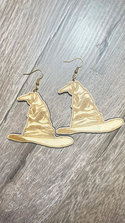 Witch Hat Earrings